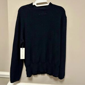 Madison + Hudson Black Sz 2X Ribbed Sweater Cut Out Neck NWT